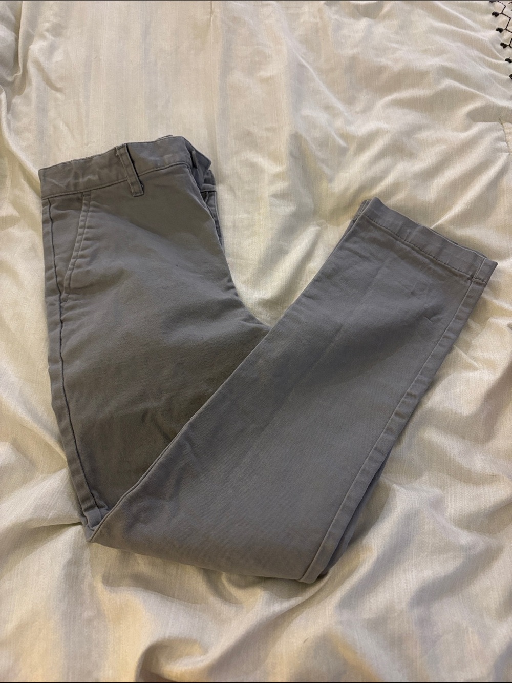 Old Navy Boys Gray Chino Pants